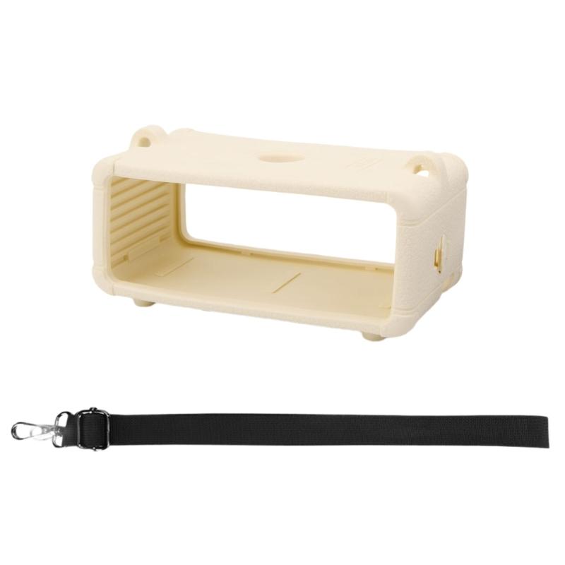 Silicone Case Protector Hollowed Out Designing for EMBT III Wireless Speaker with Adjustable Shoulder Strap