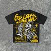 Vintage Who Can Refuse Money Graphic Cotton Print Tshirt  Unisex Y2k Summer Short Sleeves Oversize Tshirt Streetwear Unisex Tops