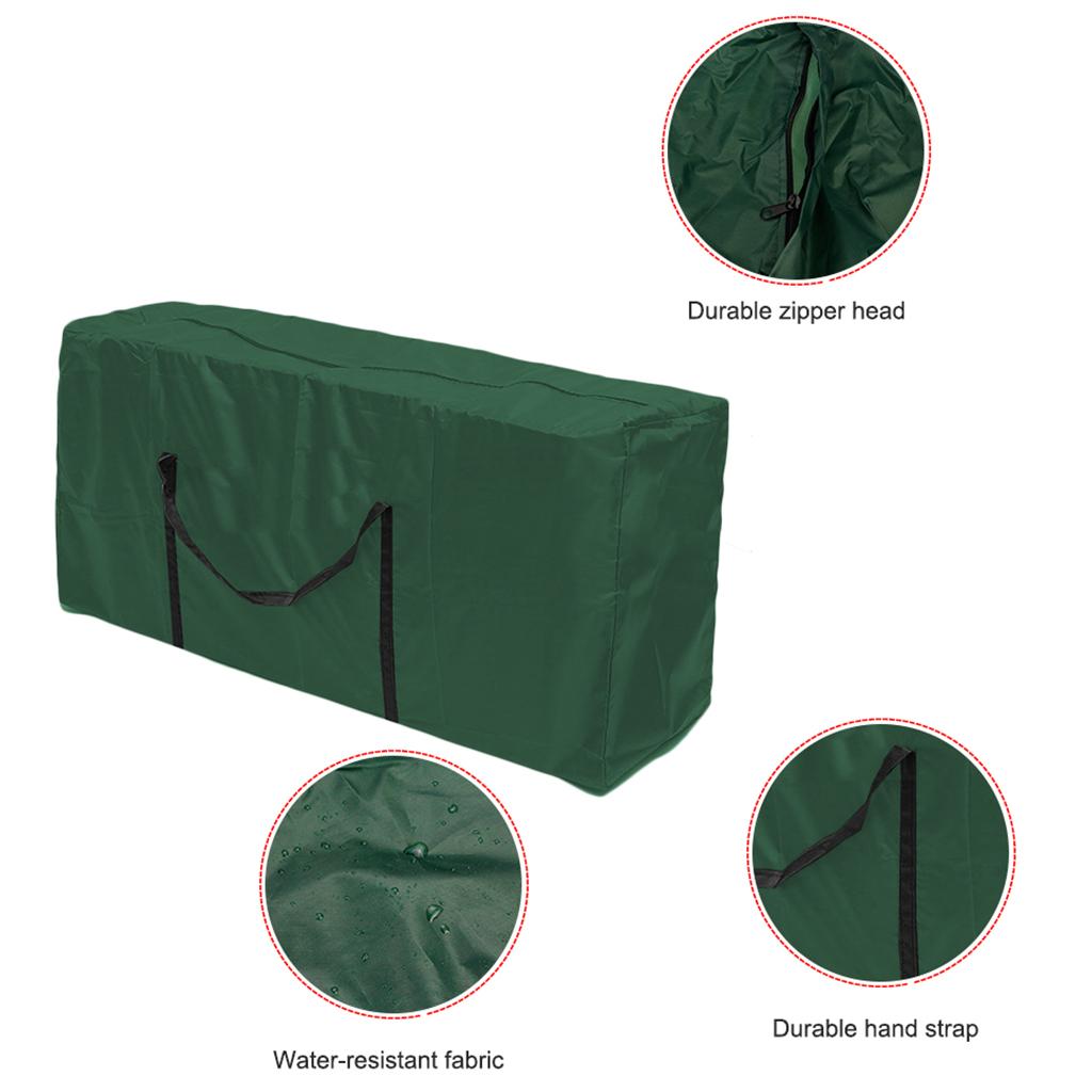 Green Large Waterproof Outdoor Cushion Storage Bag Carrying Bag with Handles