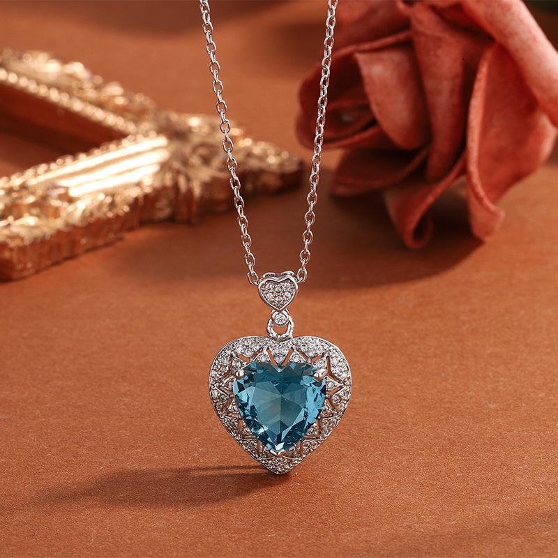 Color Treasure Main Stone Type 7 Middle East About Pigeon Blood Cultivation Sapphire Card Love South East Asia Necklace Pendant