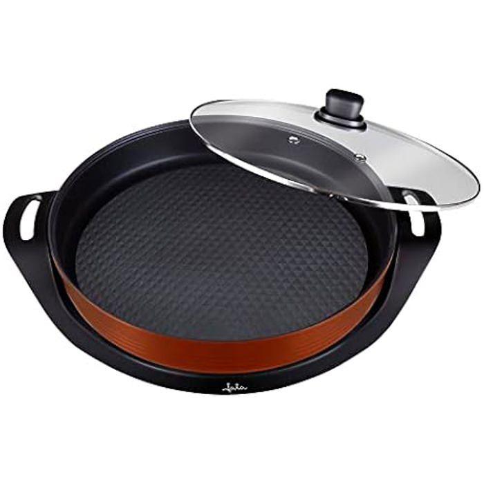 Poêle électrique - Jata - JEPE1639 - 38 cm - Antiadhésif - 2000 W - Thermostat amovible