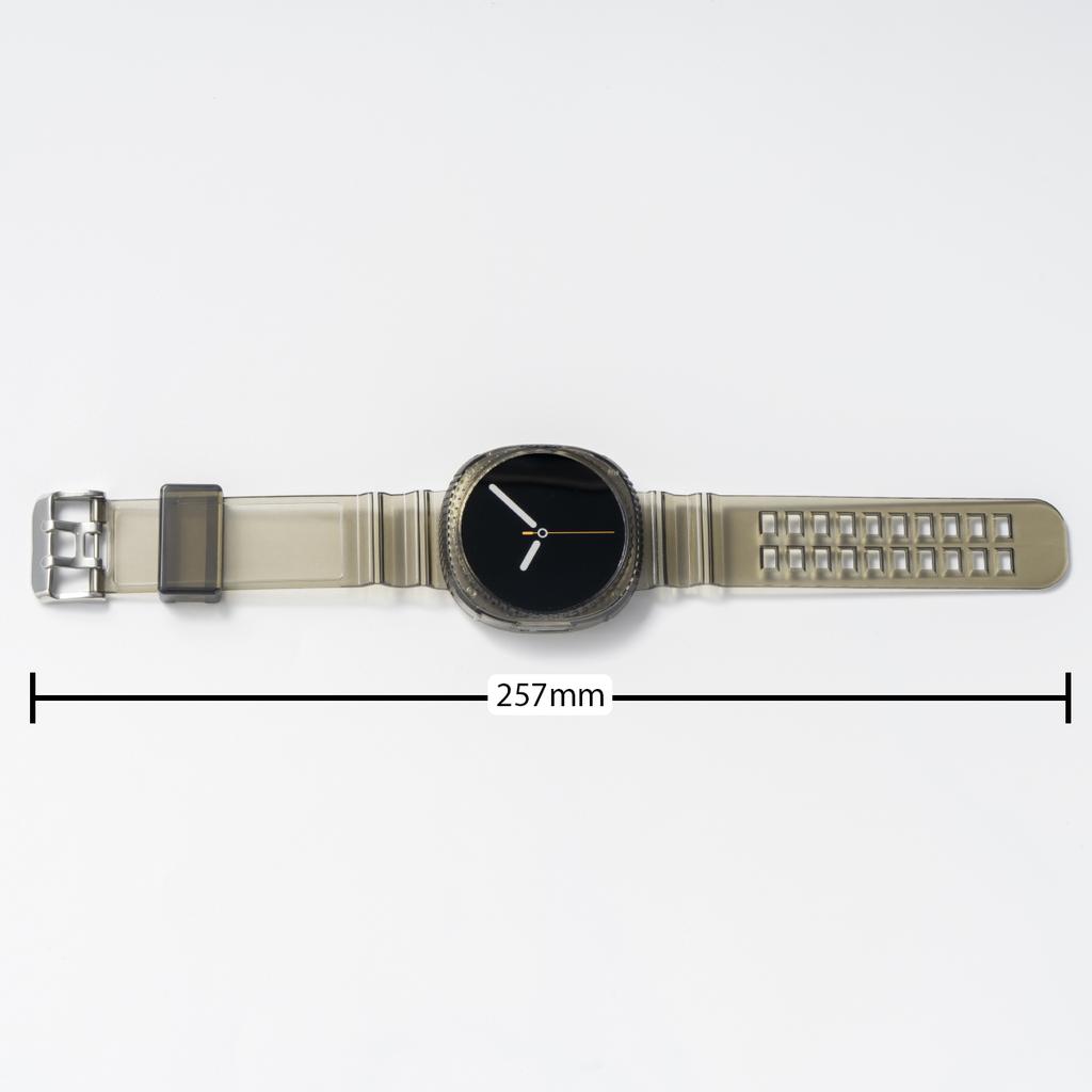 Przezroczyste Etui+Pasek do Samsung Galaxy Watch 8 40 44mm Opaska Pulseira Silikonowa Bransoleta Correa do Galaxy Watch 8 Classic 46mm