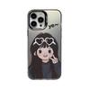 High-End Cartoon Koppel Telefoonhoesje voor Apple 16, 15 Pro Max, en 14