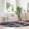 VidaXL Shaggy Rug with Long Pile Dark Grey 200x200 Cm Polyester, Rug, Bedroom Rug, Modern Rug, Living Room Rug, 4102920