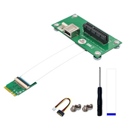 PCIExpress Adapter Cable, NGFF M.2 Key A/ To PCIE 4X Xtender NGFF M.2 To PCIE Xtension Cable