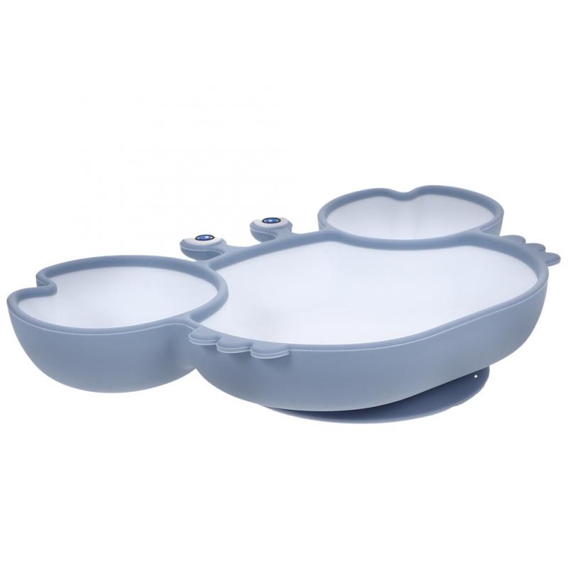 Crab Seperation Bowl Food Toddler Training Disc Silica Gel