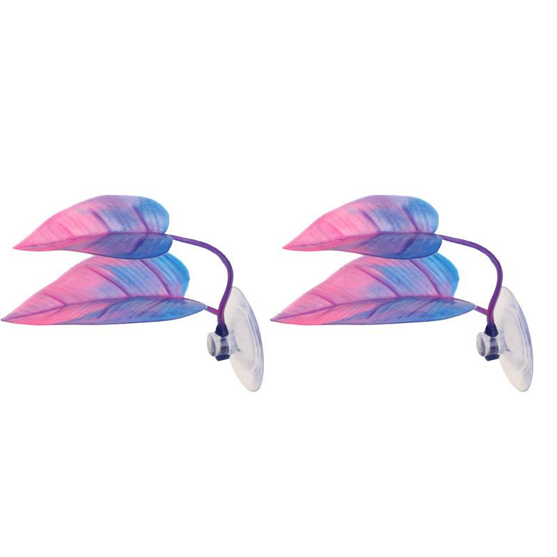 Artificial Aquatic Plant Aquarium Landscaping, Artificial Betta Fish Leaves, Resting Leaves, Spawning Leaves