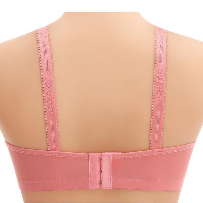 Hollow Bra Push Up Open Back Large Size Thin Anti Sagging Side Receiving Side Breasts Beauty Back Non Magnetic Ladies Bra