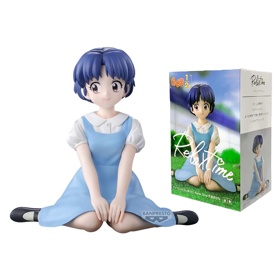 In Stock Original BANDAINAMCO BANPRESTO Ranma 1/2 Relax Time Shampoo Tendou Akane Ranma PVC Figure Model Collector Figurine Toy