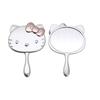 Cat-Themed Handheld Makeup Mirror - Mini Vanity Design
