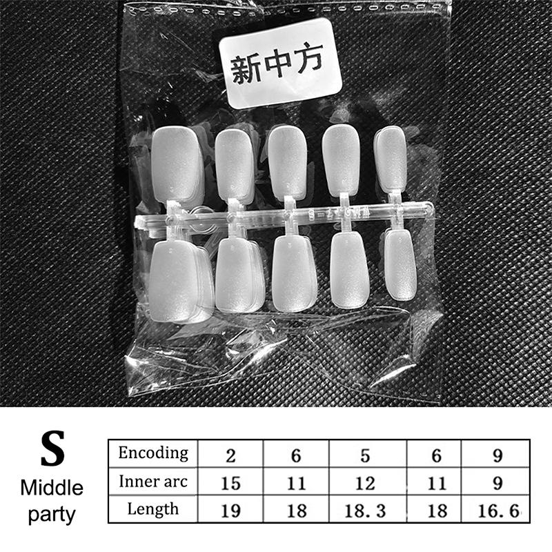 100Pcs Press On Nail Tips Full Cover Ultra-Thin False Nails Patches Gel Nails Extension System Clear Fake Nails Art Accessories