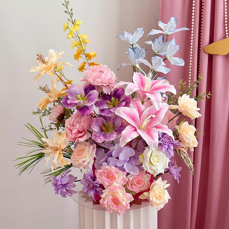 Mori-Style Artificial Floral Arrangement for Weddings & Dining Tables