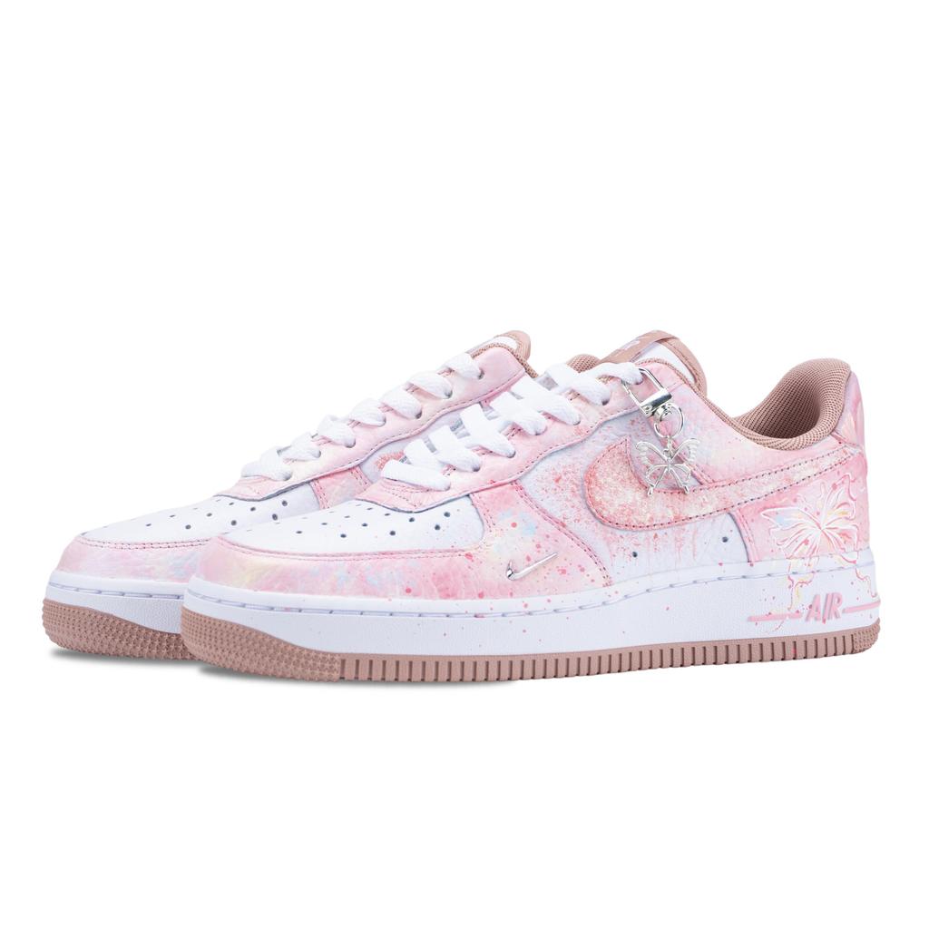 Nike Air Force 1 Seeking The Fragrance Trail Slip Resistant Abrasion Resistant Low top Skateboard Shoes Women's IB6543-100(Team836-)