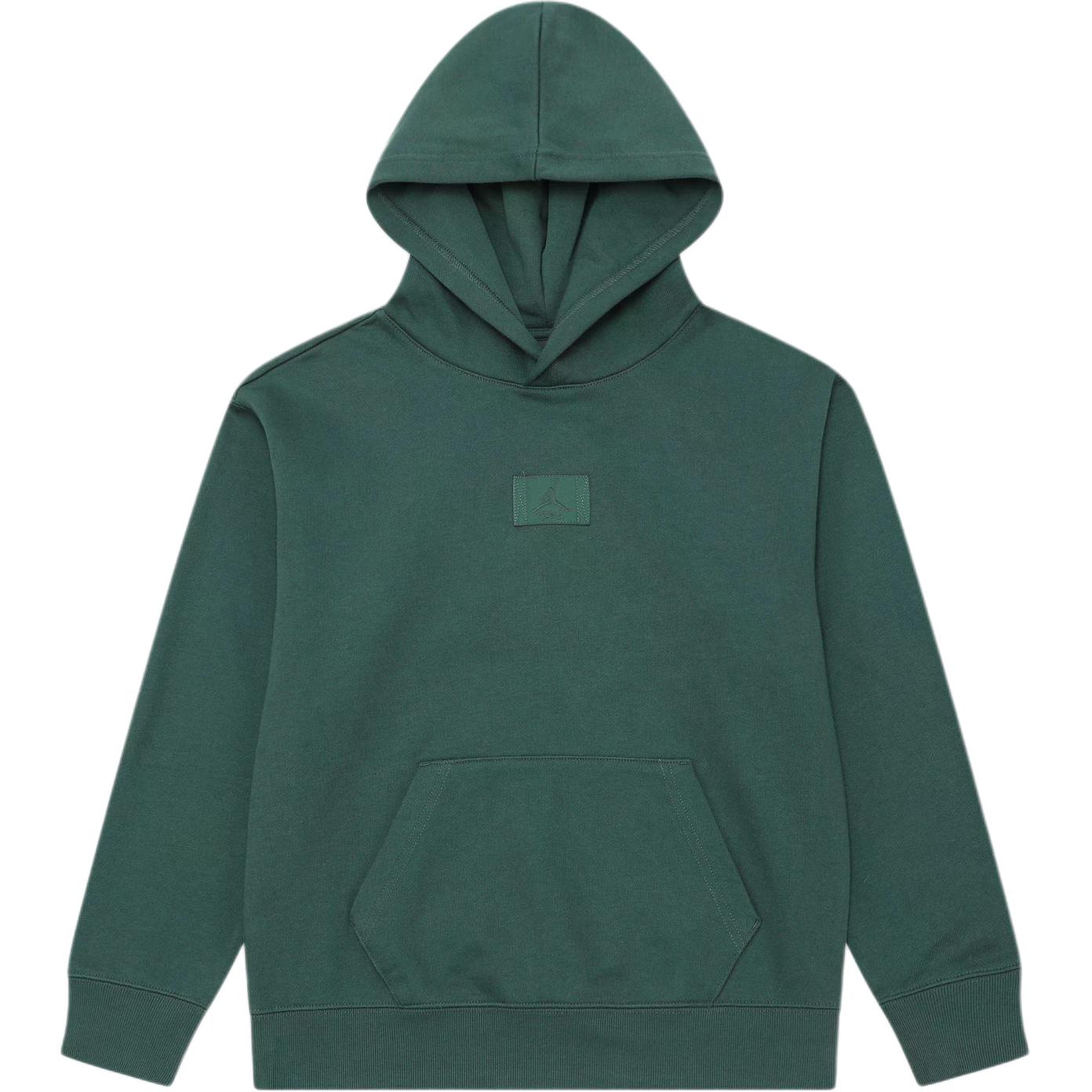 

Jordan Флисовое худи пуловер однотонное обычного кроя с длинными рукавами свободное молодежное детское худи HQ7150 XL