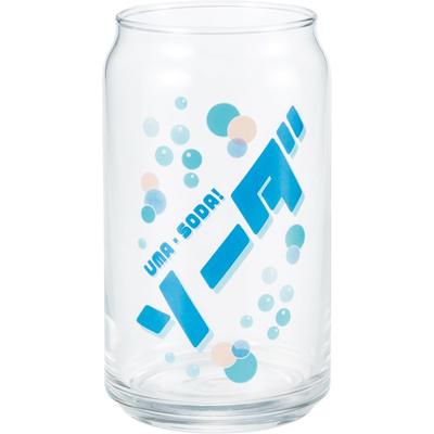 SANART Funny Tableware Glass Soda Retro Miscellaneous Goods Made In Japan "Can Collection" SAN4252-3