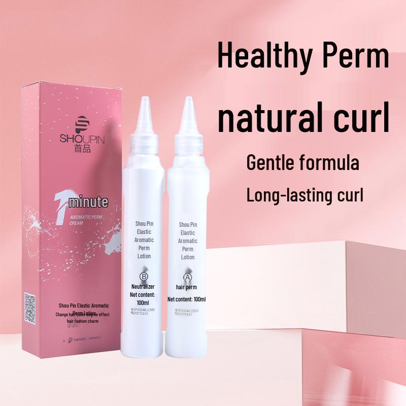 Quick, Damage-Free Perm Lotion for Curly Hair - Suitable for Hot, Cold, and Electric Perms