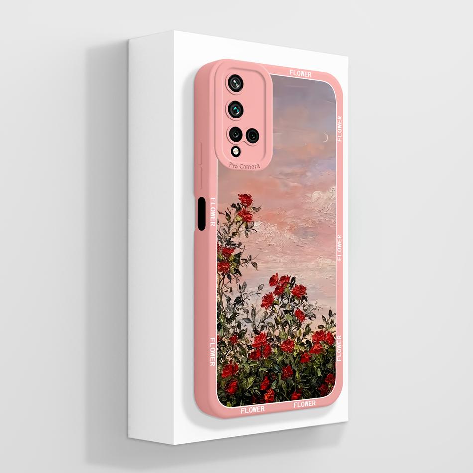 For Huawei Nova 5T Phone Cover Creative Design Full Protection Case For Huawei Nova5T Soft Liquid Silicone Shockproof Shell Capa