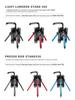 LETOYO Portable Aluminum Fishing Rod Tripod Stand with Tube Inserter