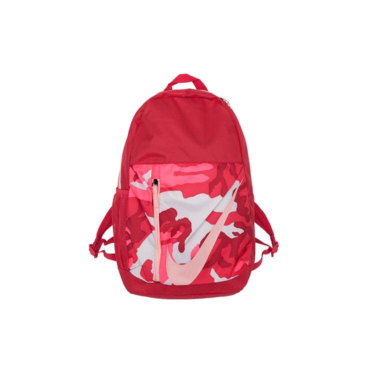 Nike Sports Leisure Large Capacity Travel Polyester Backpack Women Backpack Camouflage-Red BA5970-691 Camouflage Red