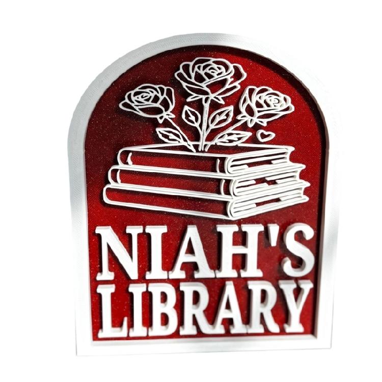

Library Shelf Sign Book Shelf Identifier Label Bookshelf Ornament Book Location Sign For Shelves Category Organization