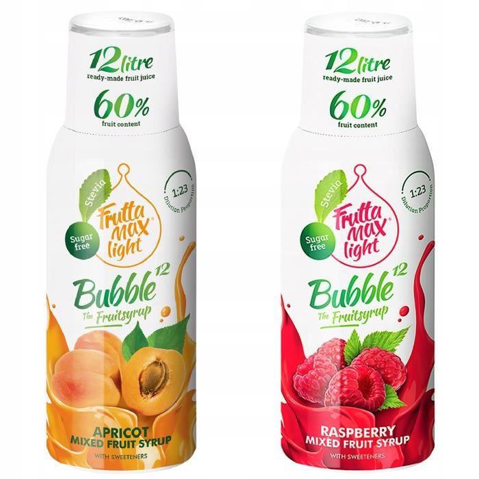 Sirops Fruttamax Abricots et Framboise 500ml