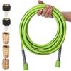 High-Pressure Car Washer: Water Gun with Quick Connect Rubber Hose Extension