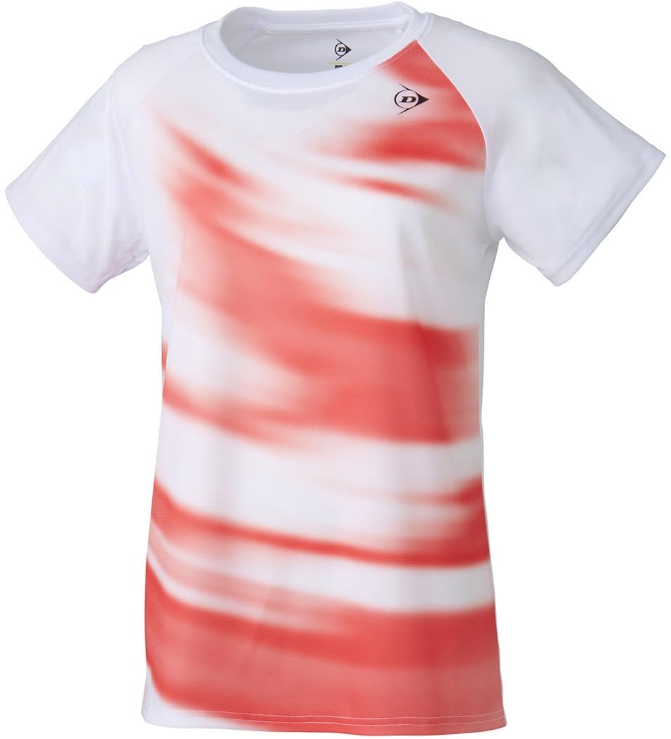 

Футболка Dunlop Tennis Wear Badminton с коротким рукавом, впитывающая влагу, быстросохнущая DAP1460W 2024FW, белая, размер S [DUNLOP], женская белый