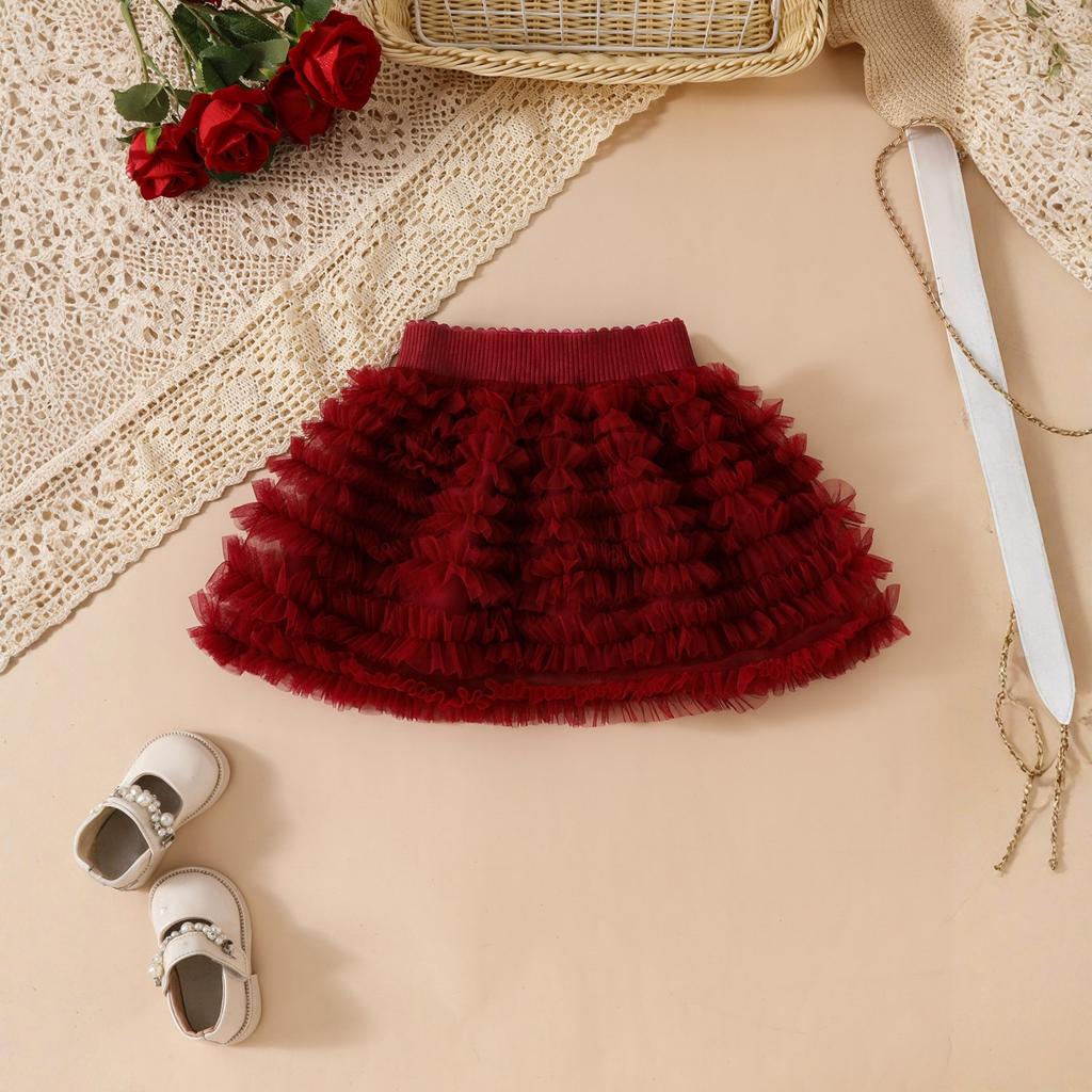 Girls Versatile Princess  Skirt - Puffy Short Skirt For Kids