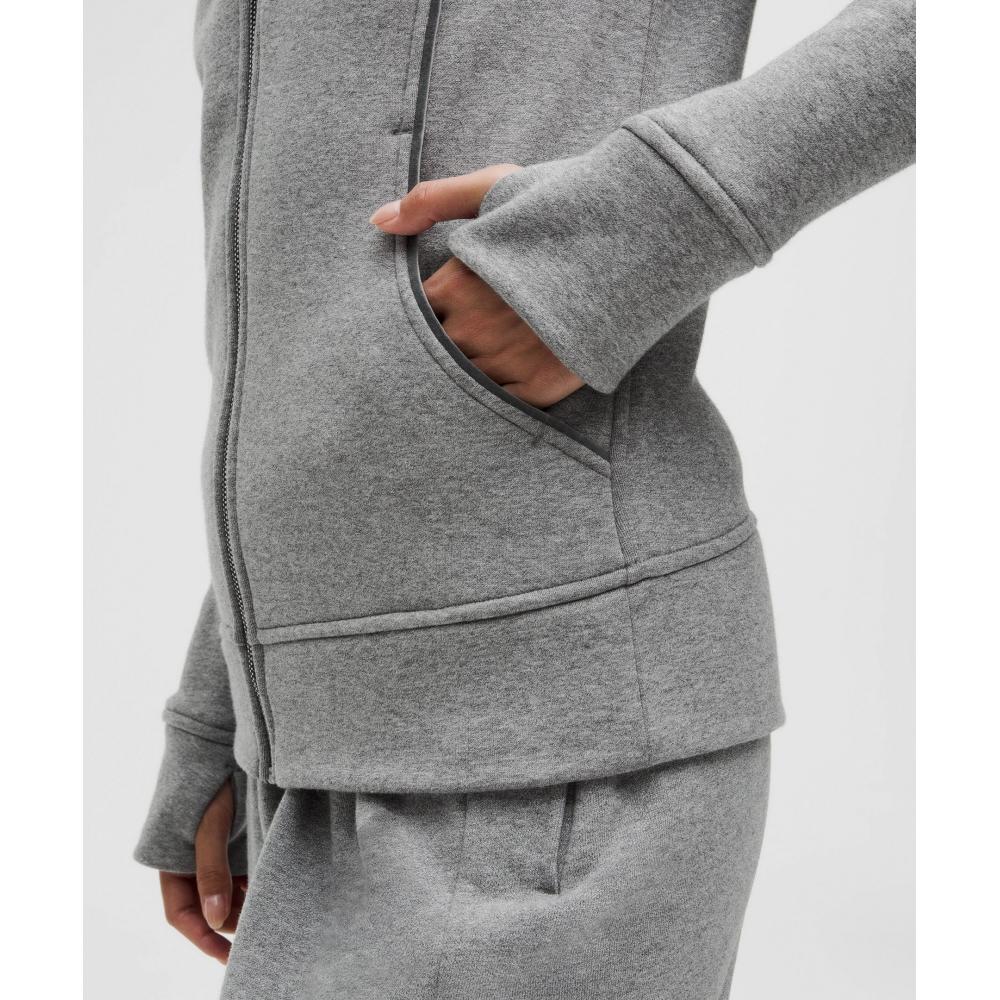 Lululemon Scuba Full Zip Hoodie  Plush Heathered Medium Grey