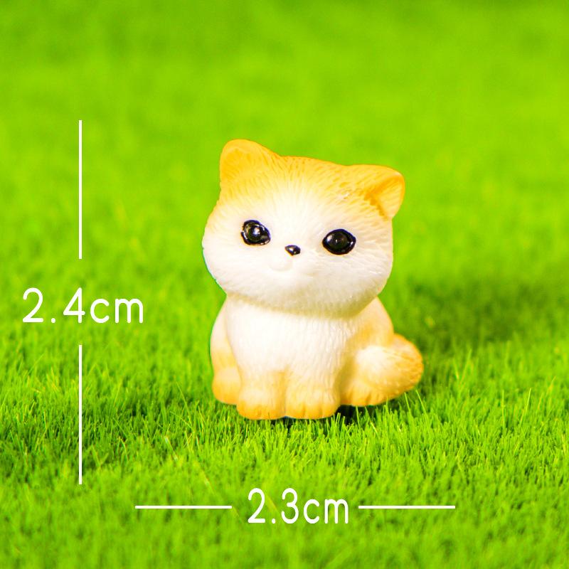Micro-landscape Ornaments, Simulated Little Cats, Creative Car Home Desktop Resin Craft Decorative Small Ornaments