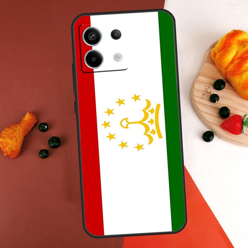 Tajikistan Flag Case For Xiaomi Redmi Note 14 13 Pro 9 10 11 12 Pro 10S 11S 12S Redmi 14C 13C 10C 12C Coque