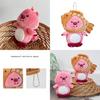 Cute Beaver Plush Toy Keychain Pendant With Soft Short Plush Wholesale Hanging Decoration For Bags