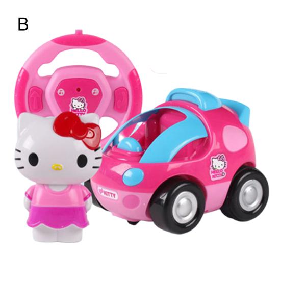 

1 Набор Игрушечная машинка Аниме Форма Музыка Звуковой эффект Беспроводной пульт управления Мультяшная машинка для мальчиков девочек B