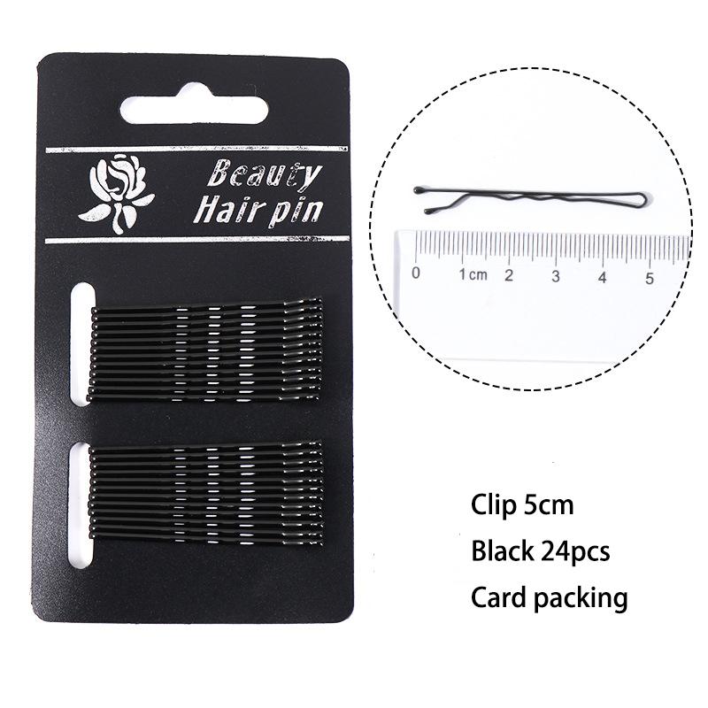 

24 шт./набор Металлические заколки для волос для женщин Заколки-невидимки Зажим для волос для укладки Леди Заколки-невидимки Невидимые Заколки для вьющихся волнистых волос