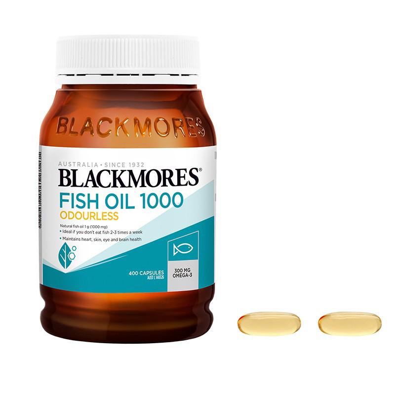 

Blackmores Aus-JiaBao Deep Sea Fish Oil - 400 Tasteless, Odorless Capsules, Imported from Australia