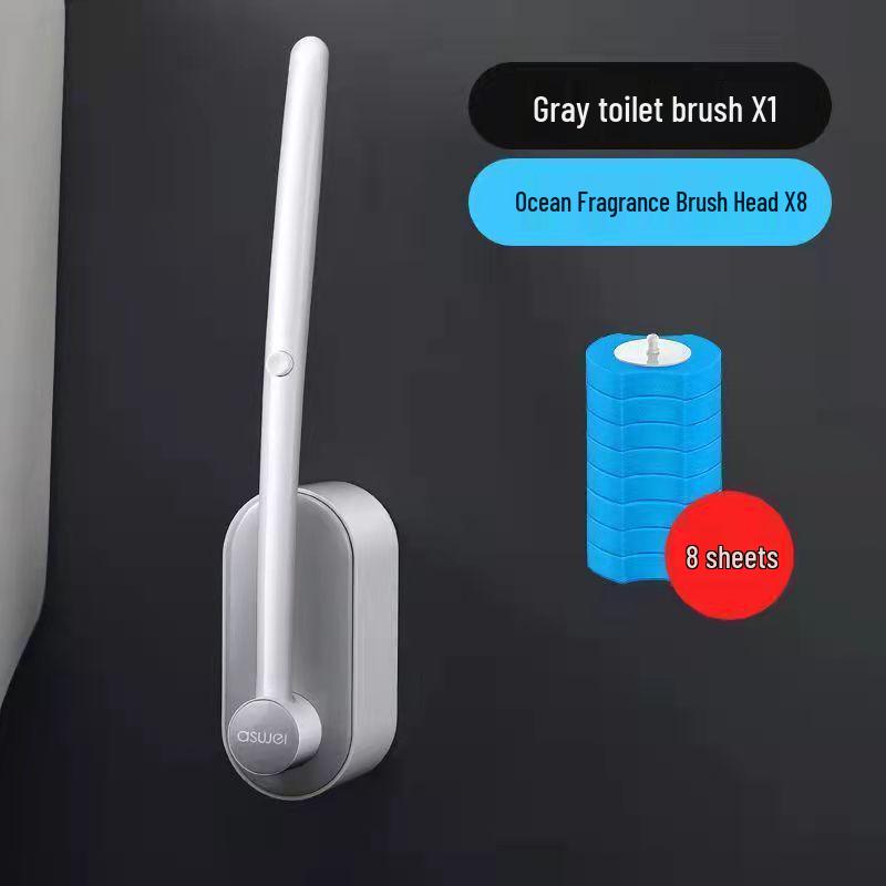Wall-Mounted Disposable Toilet Cleaning Brush