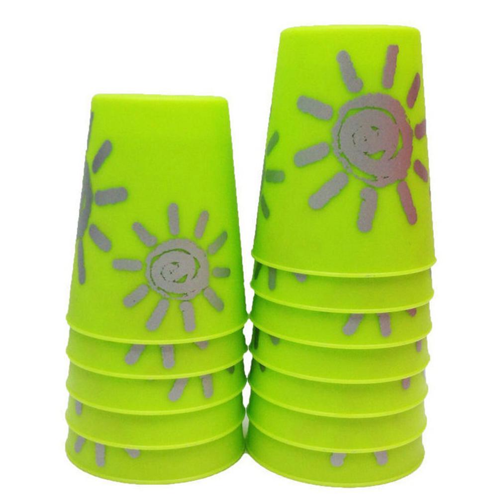 12pcs Speed-Stacks Mini Stacking Cup Multi-color Speed Stacking Cup Educational Toys For Kindergarten Children