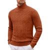 Men's Sweater  Knitted Sweater  Solid Color  Gao Ling  Stripes  Twisted Dough  Leisure