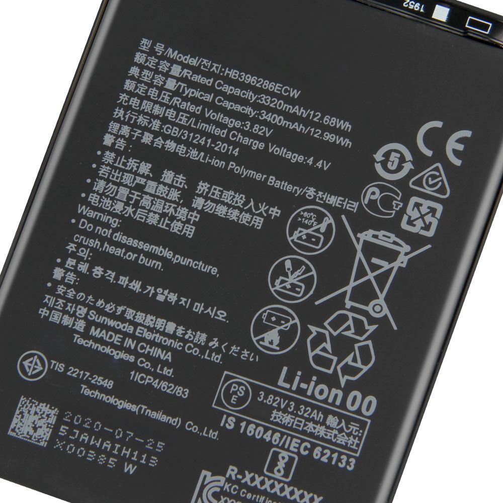Rechargeable Lithium Battery For Huawei Honor 10 Lite Honor10 Lite Pour P Smart 2019 Honor 20i Enjoy 9S HB396286ECW Phone Battery 3400mAh