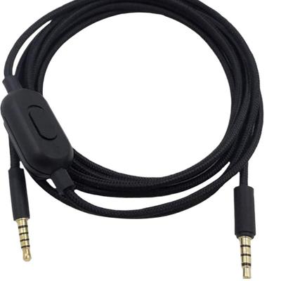 Gaming Headset Cable Woven Earphone Cord With Volume Control And Mute Switch For G Pro G Pro X G433 G233 New
