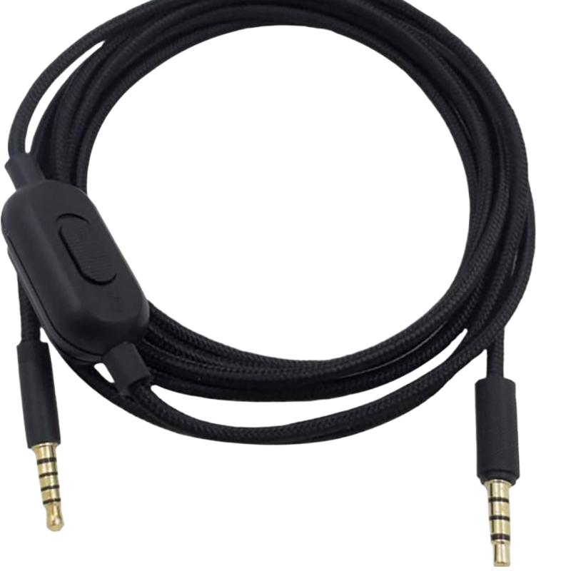 

Ігровий кабель для навушників Плетений шнур для навушників З регулятором гучності та перемикачем вимкнення звуку Для G Pro G Pro X G433 G233 Новий 1PCS