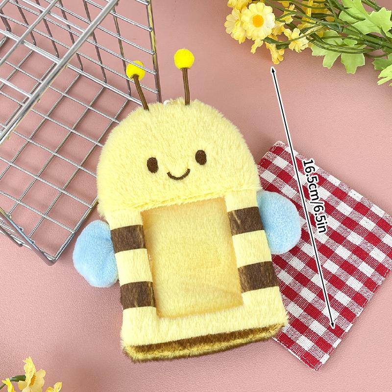 Plush Photocard Holder Cute Photocard Binder 3In Cards Albums For Cards Idol Kpop Cards Protective Case