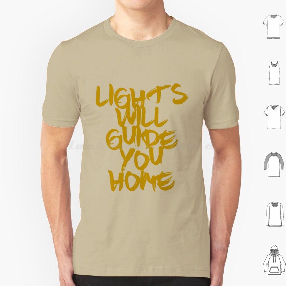 Lights Will Guide You Home T Shirt Big Size 100 Cotton Chris Music Music Of The Spheres Band Song