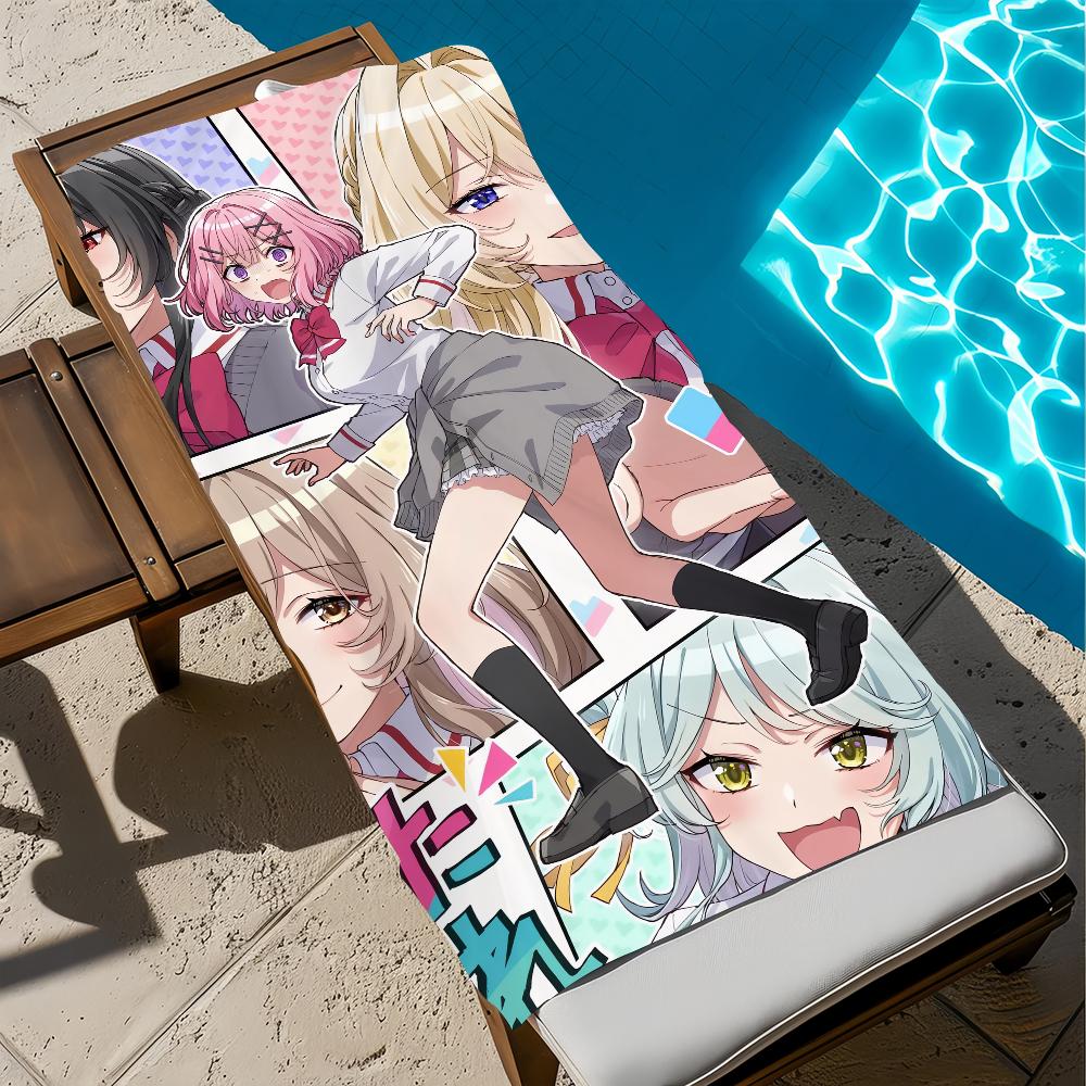 No F-freaking Way anime L-lover-r Towel Beach Quick Dry Soft U-unless Pool Towels Gift for Travel Gym Shower Camping sports
