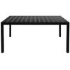 Garden Table - VIDAXL - Black - Aluminium - WPC - 150 X 90 X 74 Cm