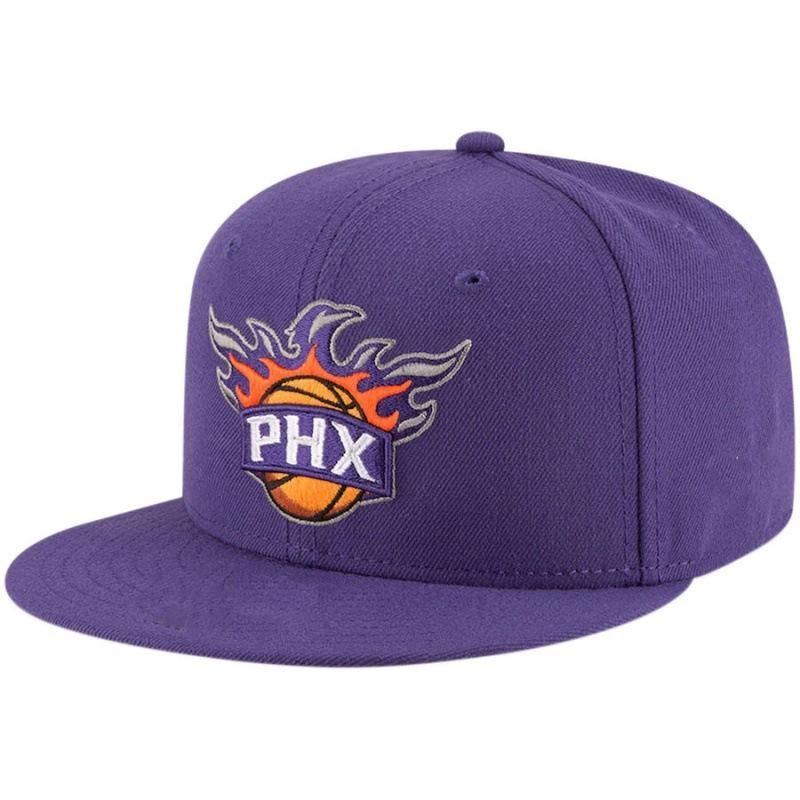 Унисекс бейсболка Phoenix Suns Корейский стиль Вышивка NY Широкие поля Защита от солнца Дышащий Хлопок Полиэстер Adjustable