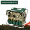 OIMG Outdoor Folding Garden & Camping Chair with Tool Set