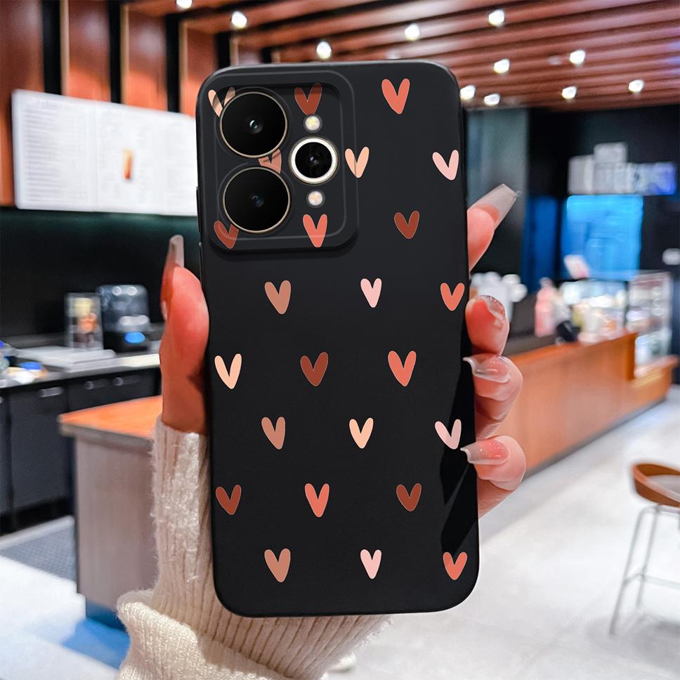 Pour Coque de Téléphone Realme 15 Pro 5G Jolis Motifs de Design Coque Souple en Silicone Liquide Pour Realme 15Pro Haute Qualité Pare-chocs Anti-Chute