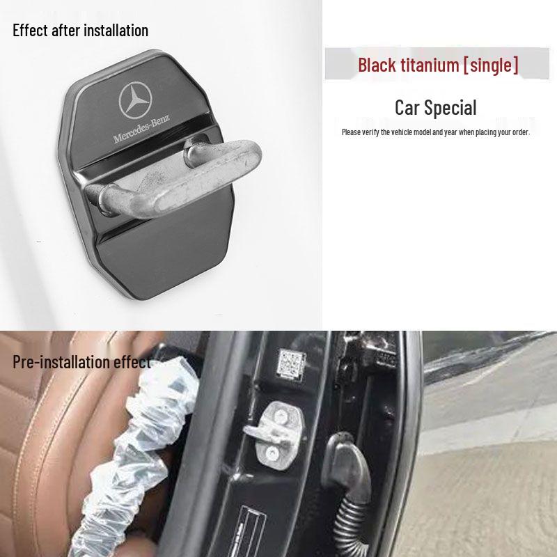 Pokrywa zamka drzwi ze stali nierdzewnej do Mercedes B/C/E/S/GLA/GLC/GLE