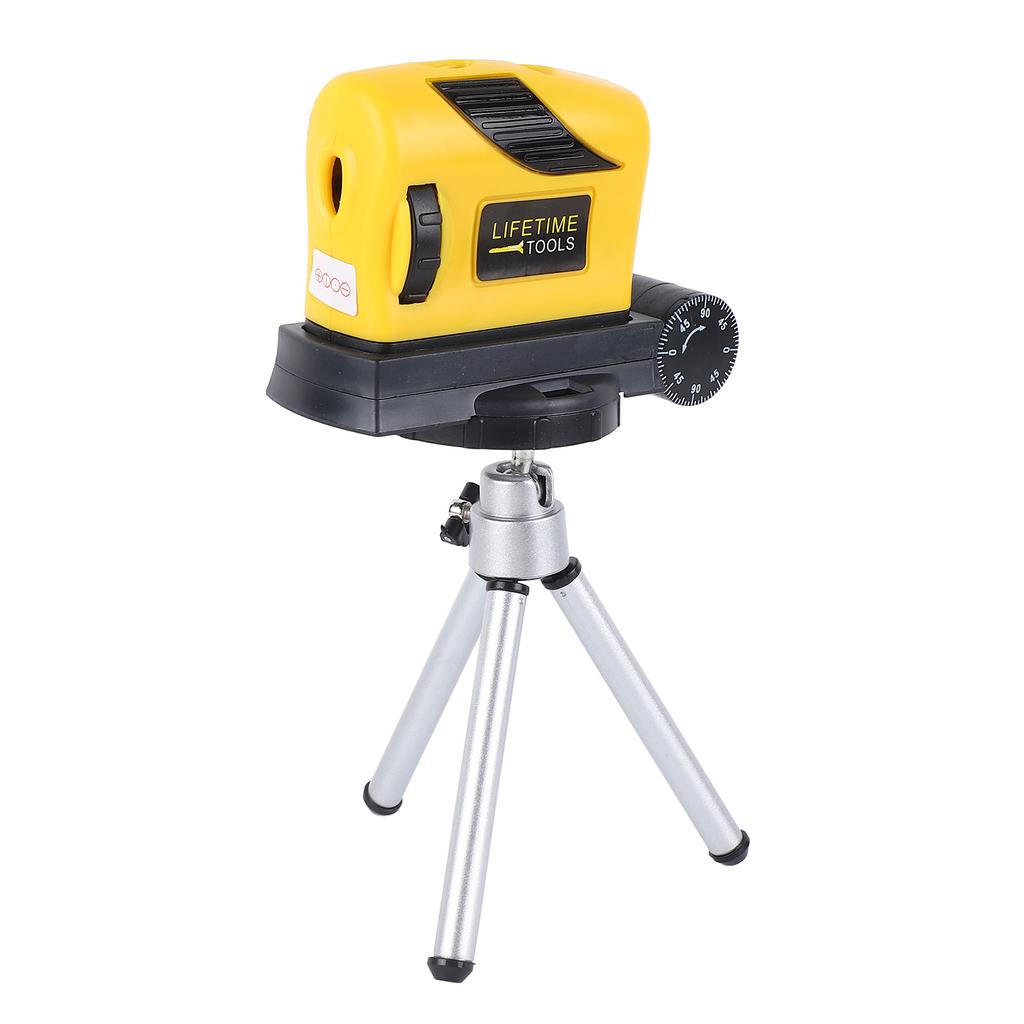 Selbstnivellierende Wasserwaage Automatische Kreuzlinien-Infrarot-Wasserwaage mit Stativ Heimwerkerwerkzeug für Holzbearbeitung